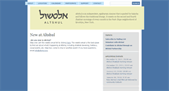 Desktop Screenshot of altshul.org