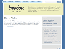 Tablet Screenshot of altshul.org